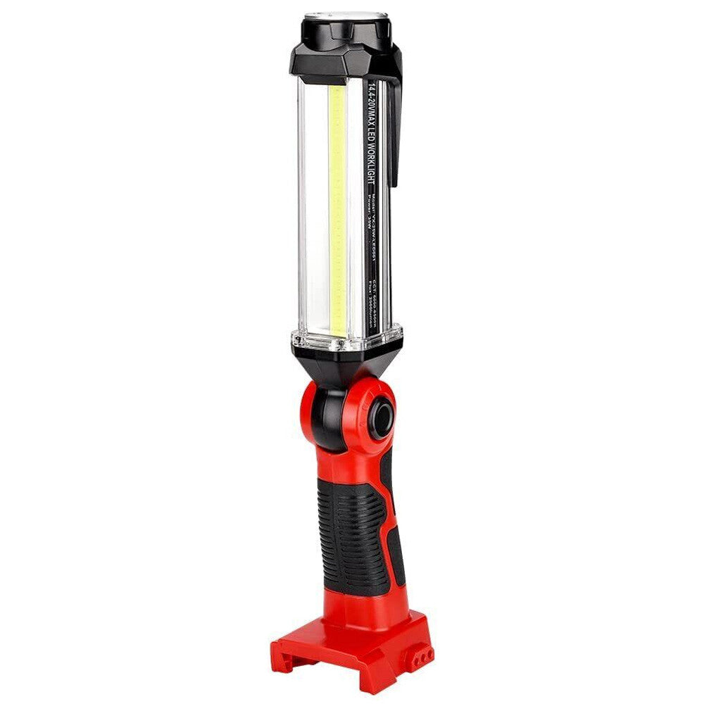 Cordless LED Work Light For Milwaukee 18v Battery 35W 2000MLM Floodlight Torch