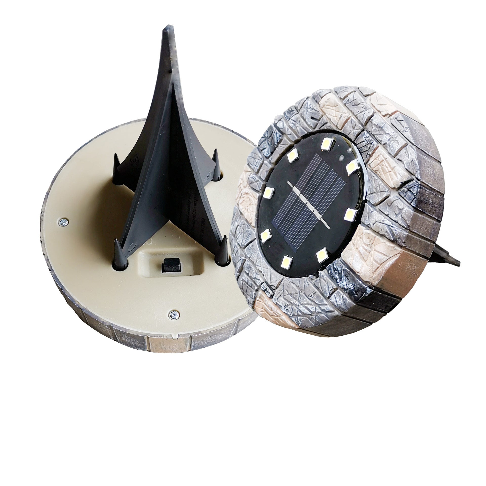 8led Stone Solar Underground Light