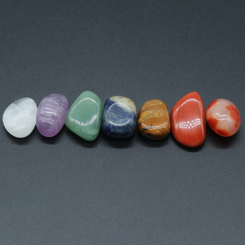 Colorful Irregular Natural Yoga Stone