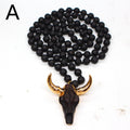 Stone Lava Stone Beads Stone Beads Wear Bead Necklace