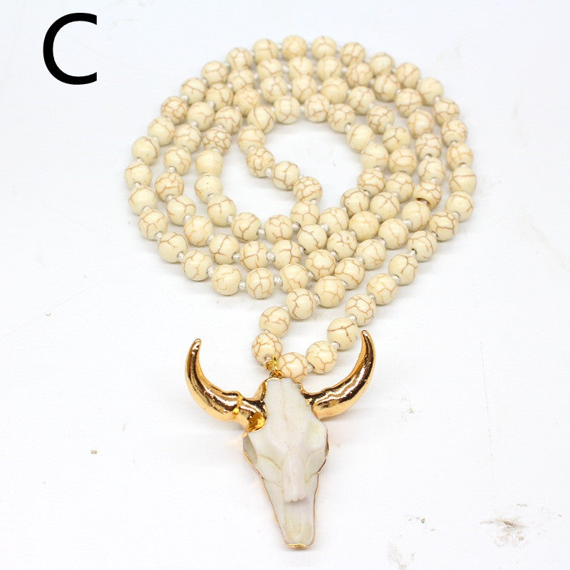 Stone Lava Stone Beads Stone Beads Wear Bead Necklace