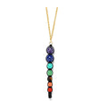 Seven chakra spirit pendulum necklace universal energy