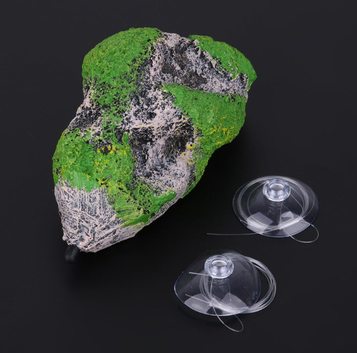 Simulation of floating stone aquarium landscaping decoration artificial pumice  water grass landscaping stone suspended stone decoration