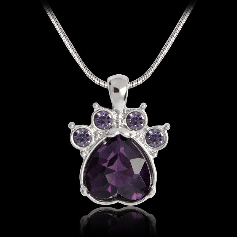 birth stone necklace