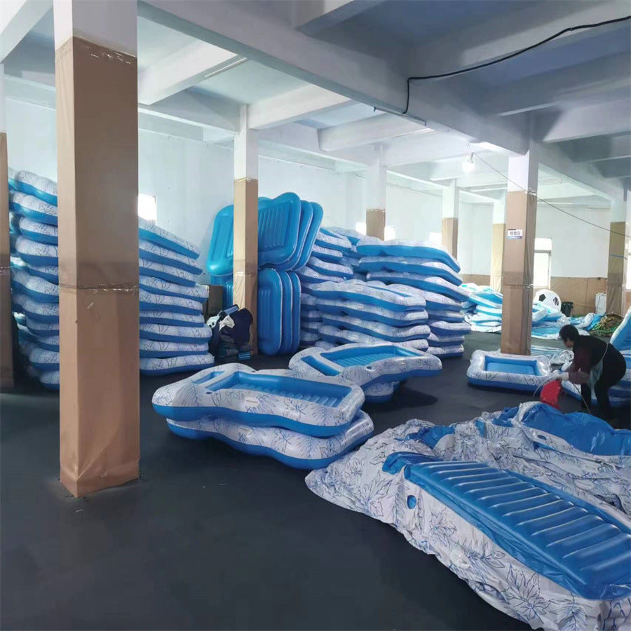 Inflatable Swimming Pool Floating Boat Tanned Swimming Pool Recliner Floating Daylight
