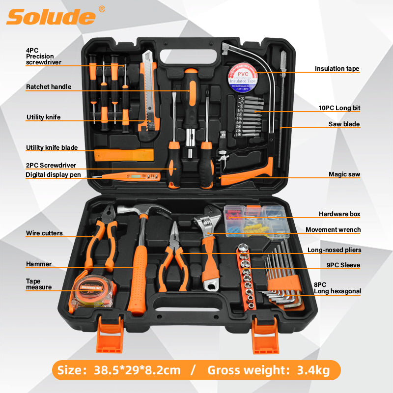 95 Piece Toolbox, Model SLD-0122GJX