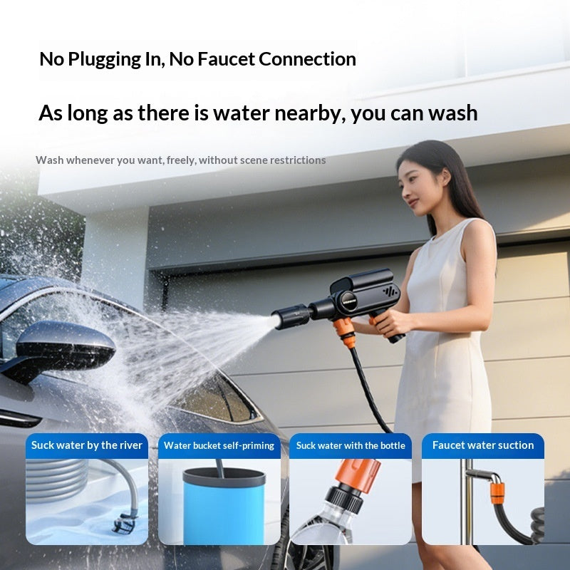 Car Wireless High-Pressure Washer Gun