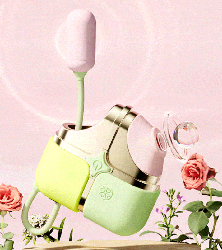 Linglong Suction And Vibrating Female Masturbator Adult Sex Toy