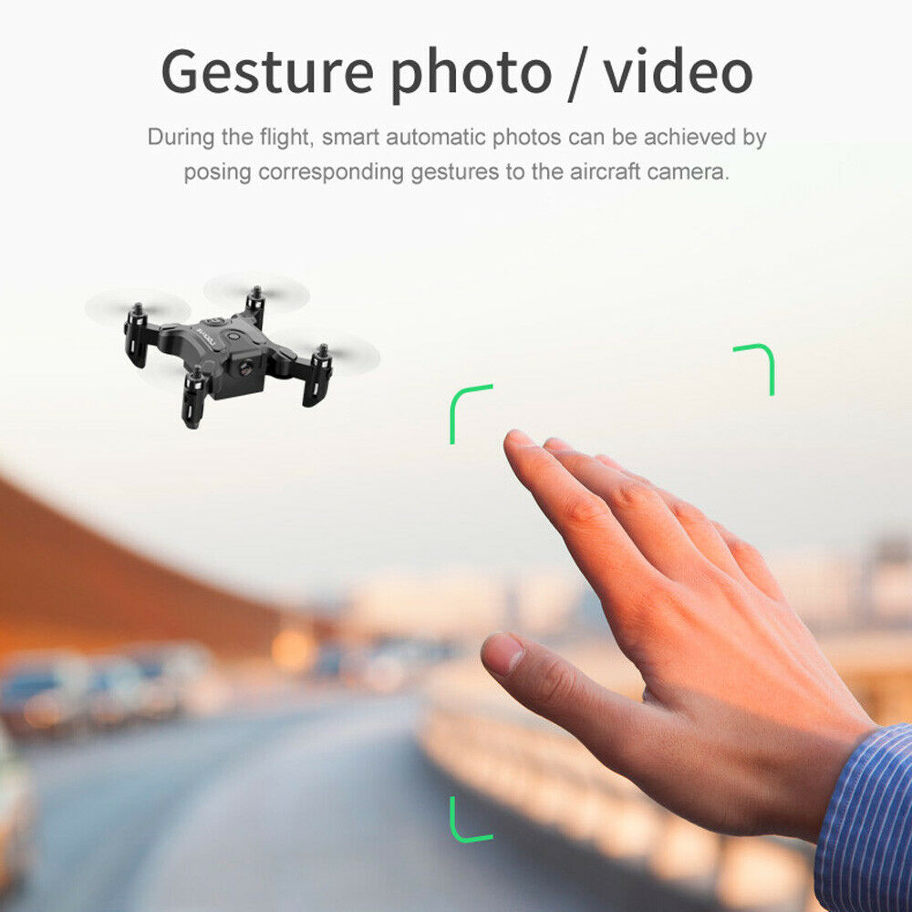 AU  V2 Mini Drone Selfie WIFI FPV With HD Camera Foldable Arm RC Quadcopter Toy.