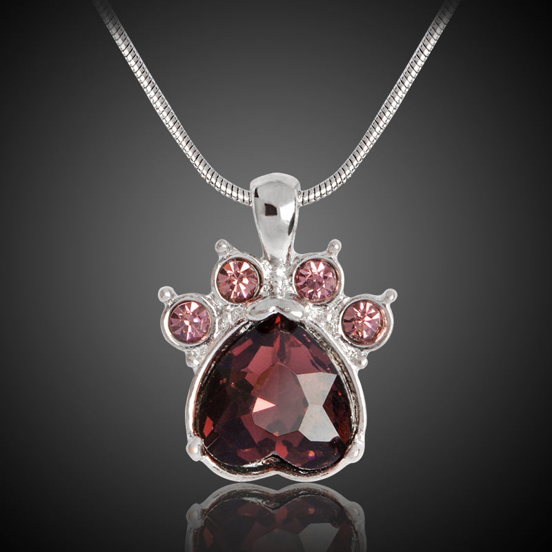 birth stone necklace