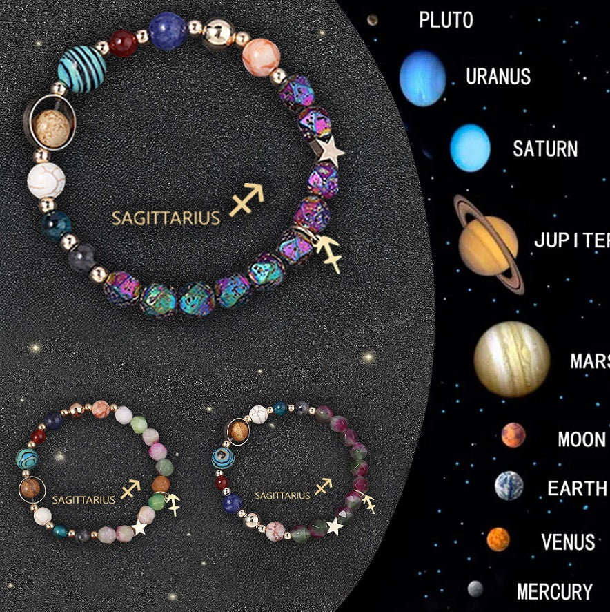 0riginal Crystal Stone Zodiac Sign Bracelet