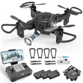 AU  V2 Mini Drone Selfie WIFI FPV With HD Camera Foldable Arm RC Quadcopter Toy.
