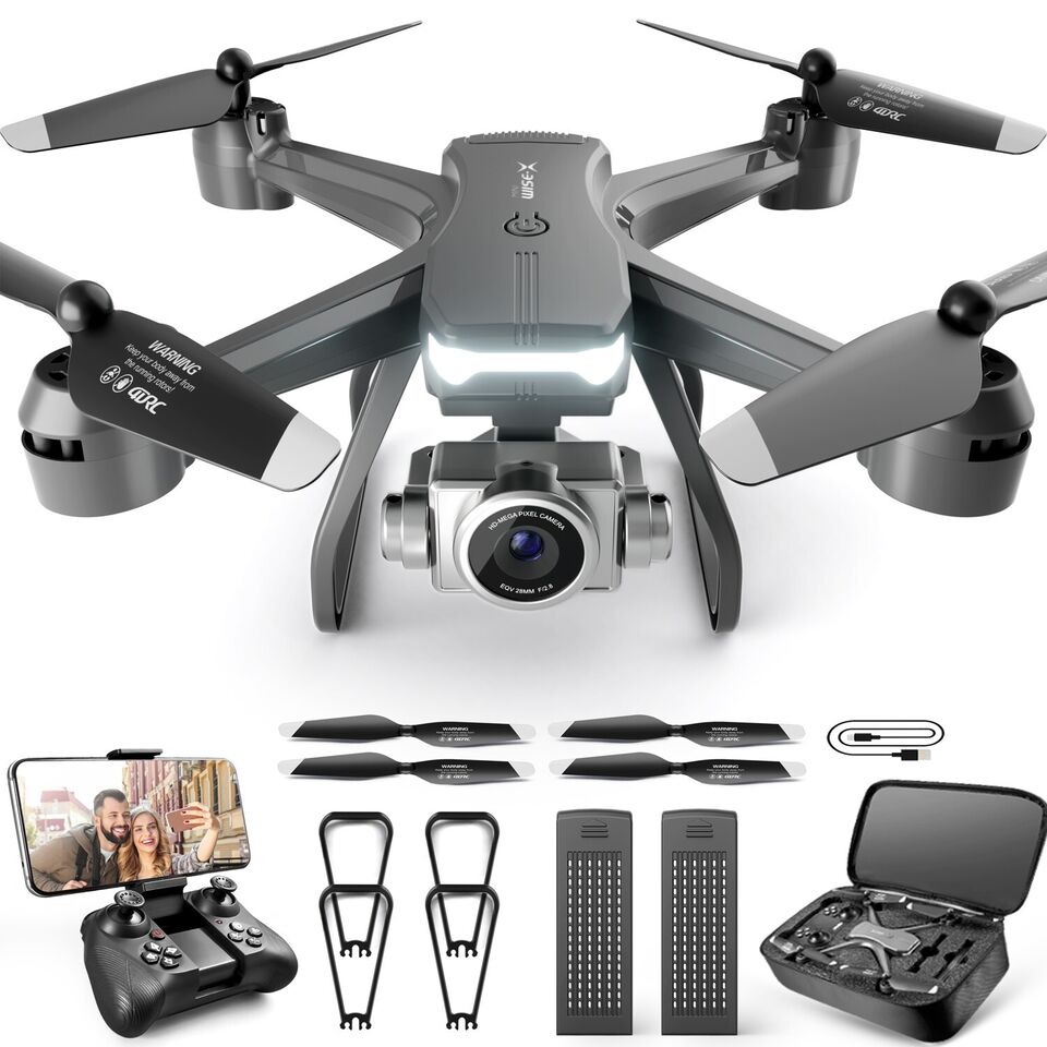 NEW V14 Professional Drone 6K HD Dual Camera Wifi FPV Portable RC Quadcopter 2 BATTERY, Drones Suitable For Adults & Beginners.Logistics Is Randomly Sent By UPS,USPS,Self-pickup.