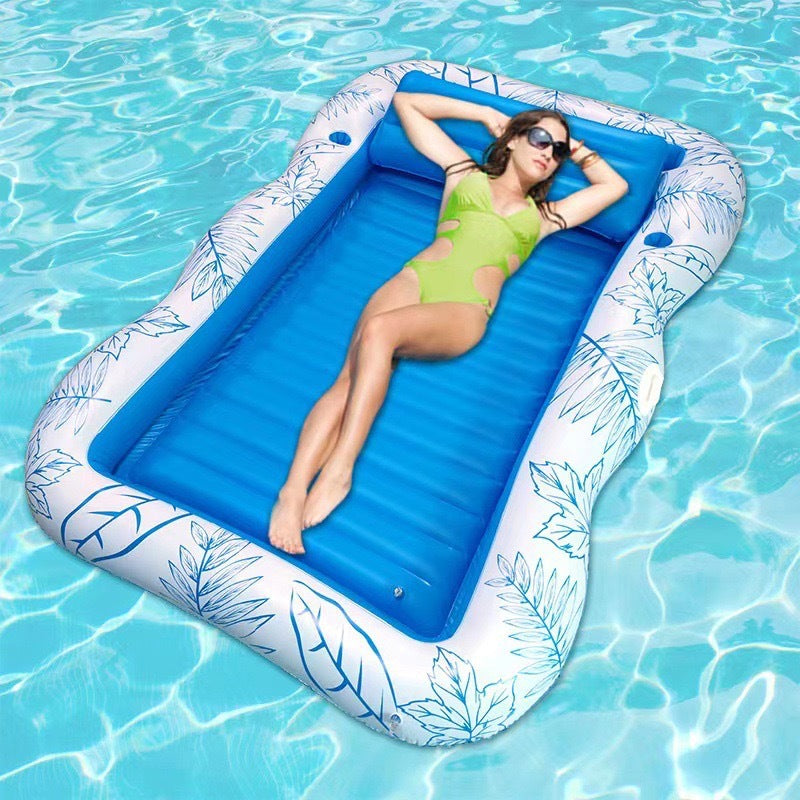 Inflatable Swimming Pool Floating Boat Tanned Swimming Pool Recliner Floating Daylight