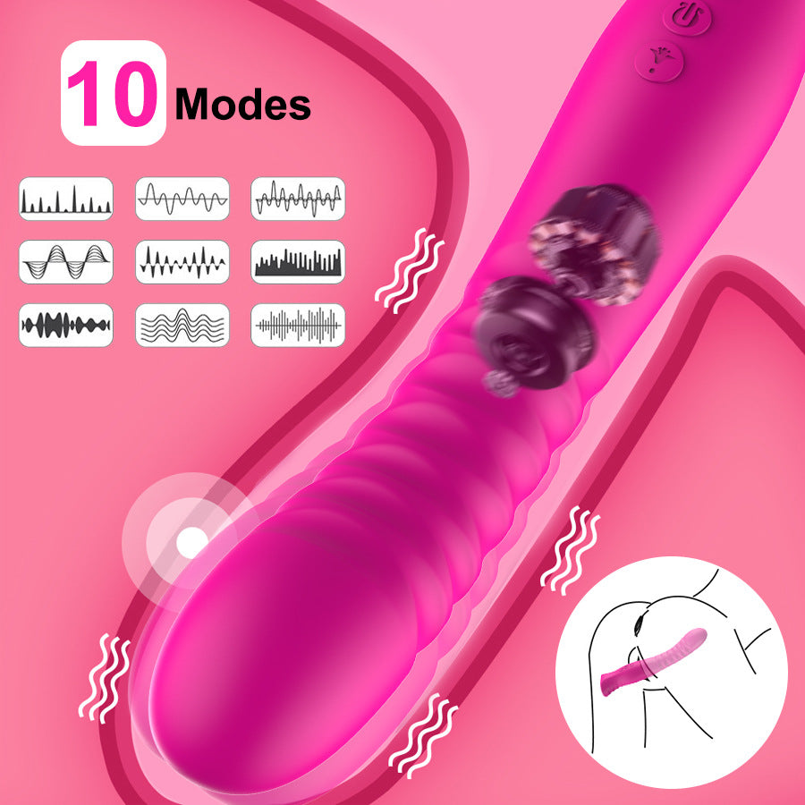 Rechargeable Silicone Electric Plastic Toy Massager