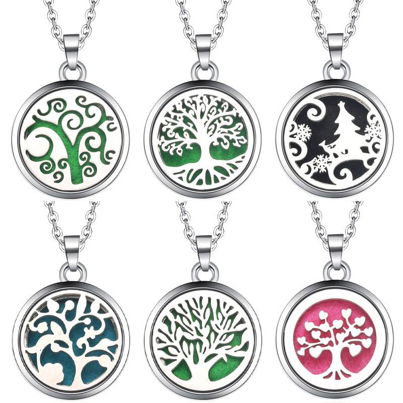 negativity removal Stainless Steel Hollow Tree Of Life Pendant