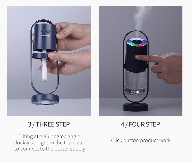 Magic Shadow USB Air Humidifier / Car Mist Maker Mini Office Air Purifier