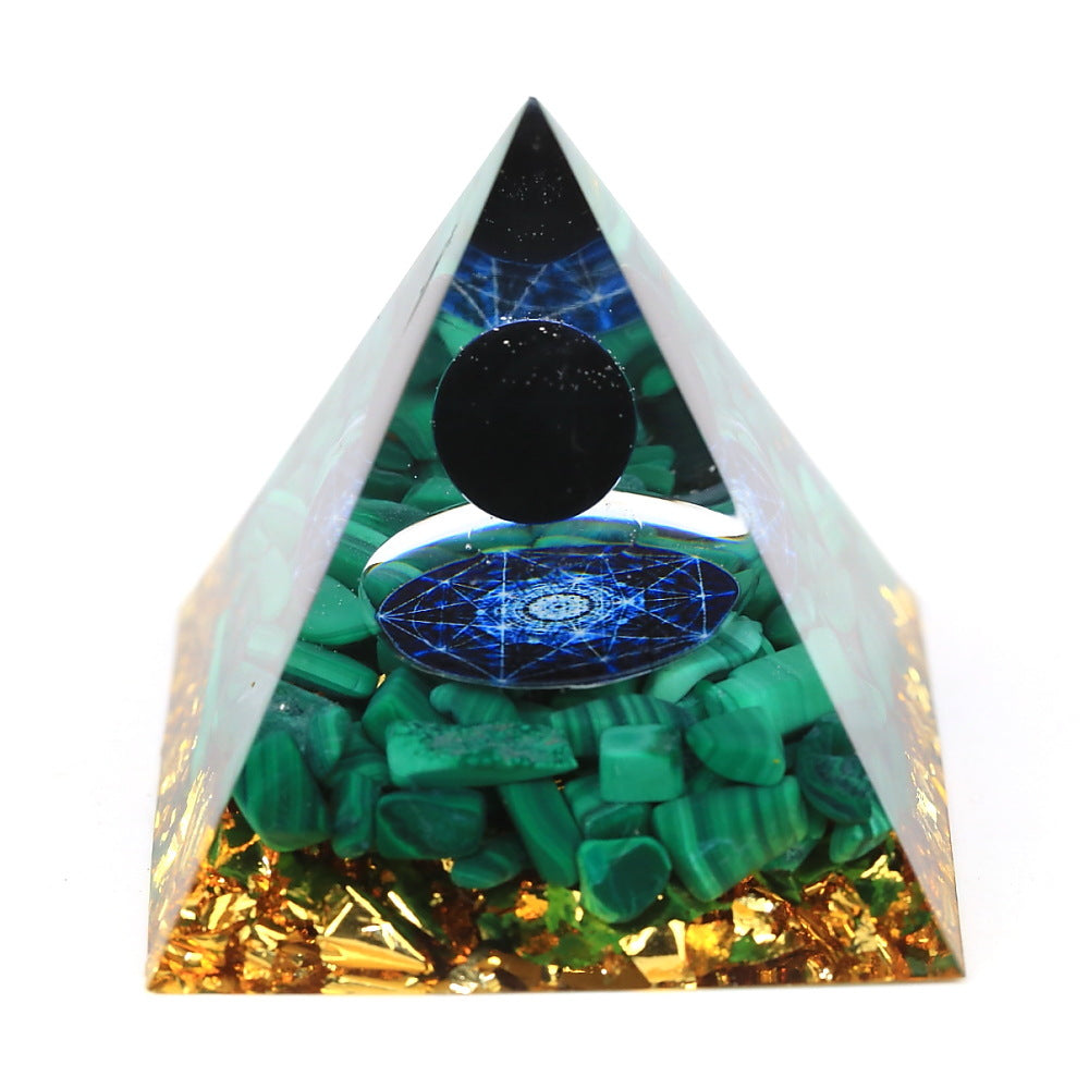 Home Furnishing Table Malachite Black Stone Tiger Eye Stone