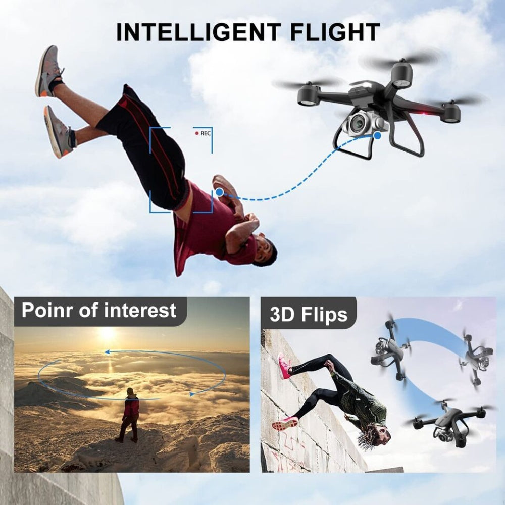 NEW V14 Professional Drone 6K HD Dual Camera Wifi FPV Portable RC Quadcopter 2 BATTERY, Drones Suitable For Adults & Beginners.Logistics Is Randomly Sent By UPS,USPS,Self-pickup.