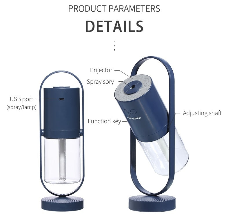 Magic Shadow USB Air Humidifier / Car Mist Maker Mini Office Air Purifier