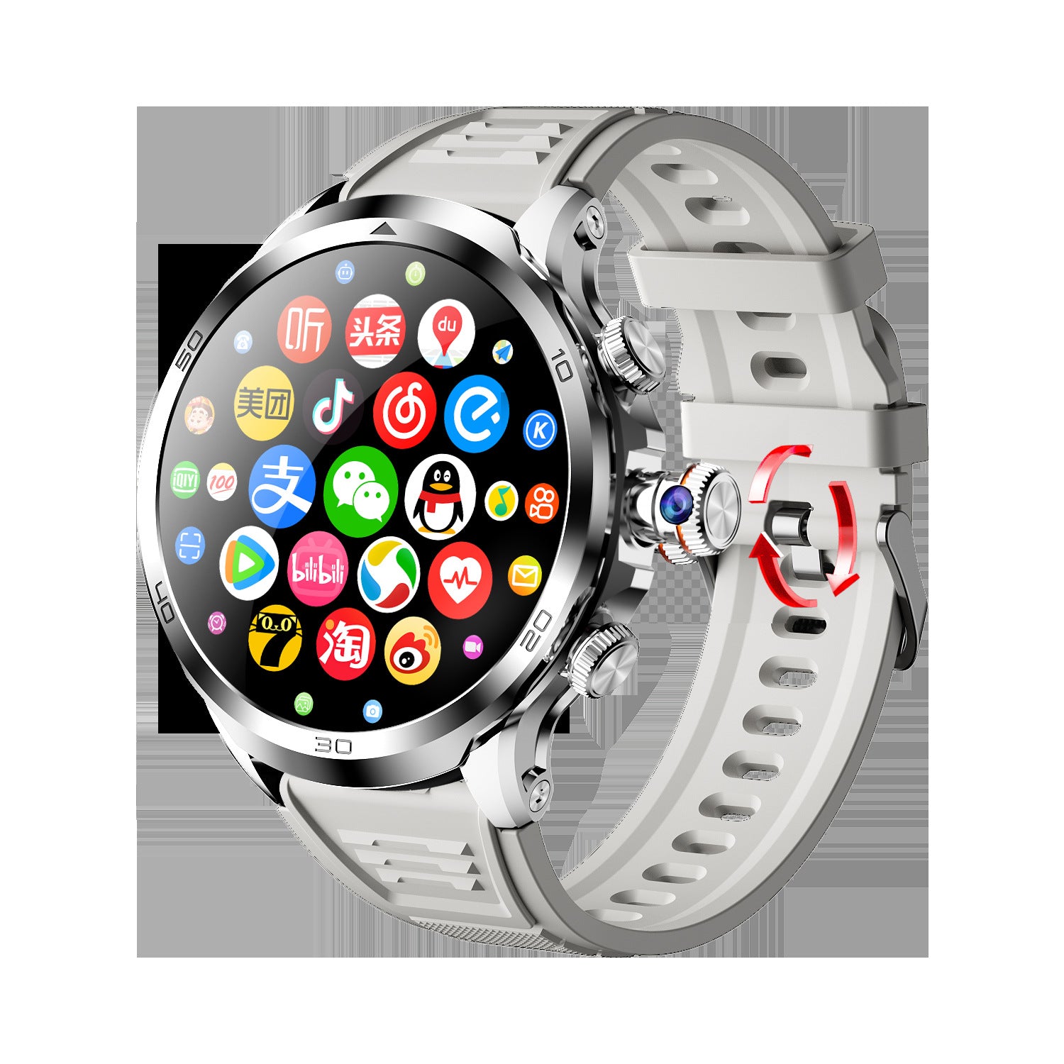 Smart Watch 4 Android Card Rotating Photo All Netcom Video Phone