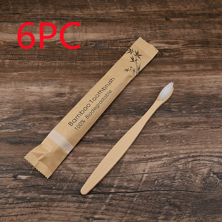 Healthy 10Pcs Colorful Toothbrush Natural Bamboo Tooth Brush Set Soft Bristle Charcoal Teeth Eco Bamboo Toothbrushes Dental Oral Care