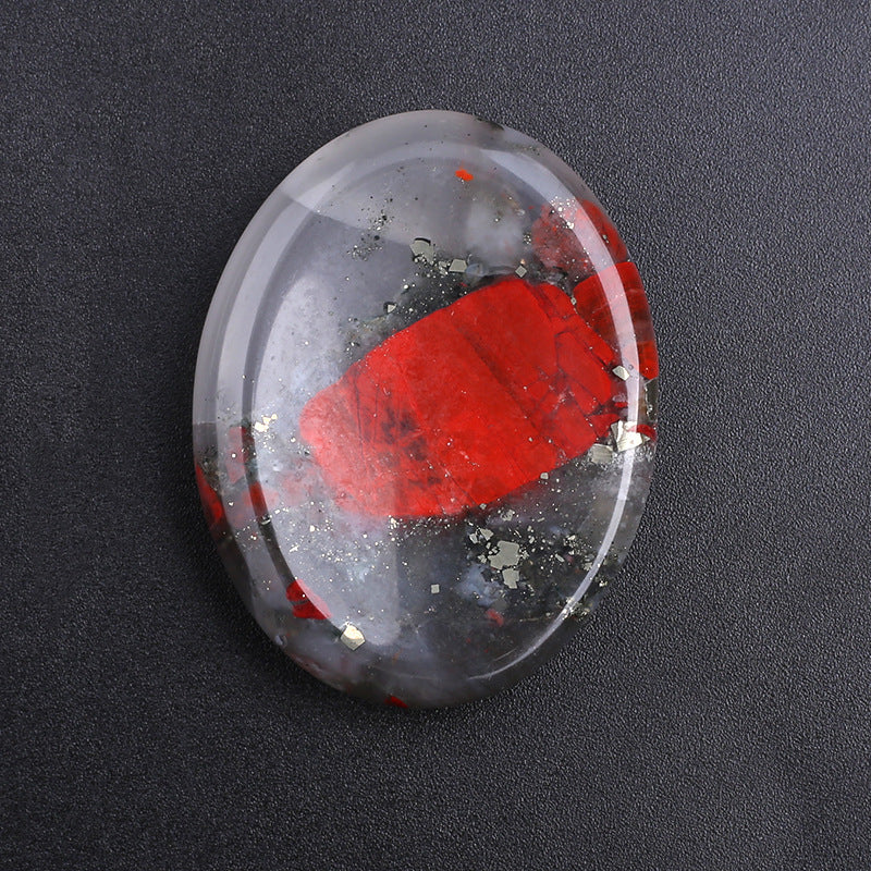 Energy Oval Thumb Stone Natural Crystal Thumb Pressing Stone Decompression Stone