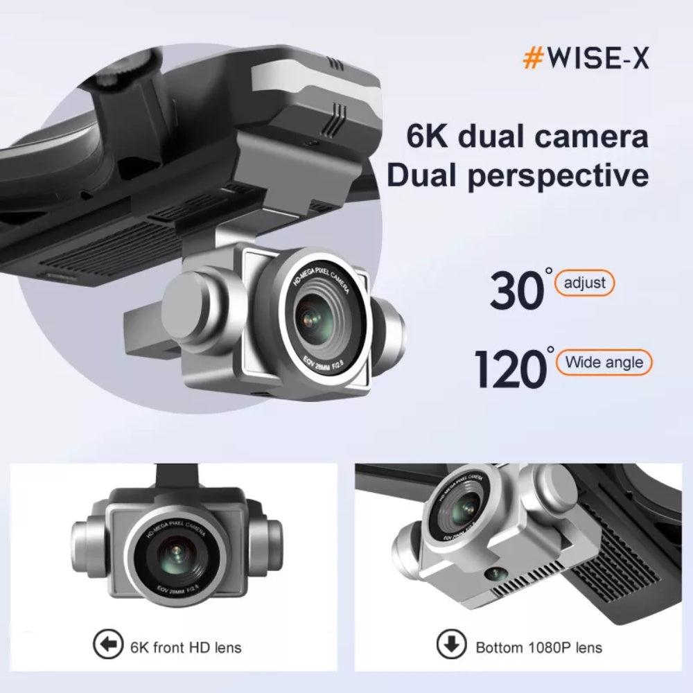 NEW V14 Professional Drone 6K HD Dual Camera Wifi FPV Portable RC Quadcopter 2 BATTERY, Drones Suitable For Adults & Beginners.Logistics Is Randomly Sent By UPS,USPS,Self-pickup.