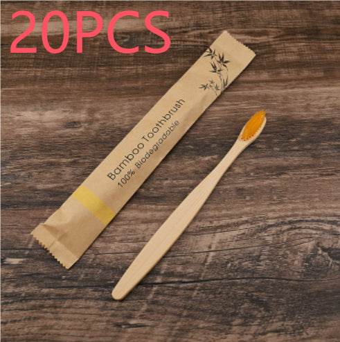 Healthy 10Pcs Colorful Toothbrush Natural Bamboo Tooth Brush Set Soft Bristle Charcoal Teeth Eco Bamboo Toothbrushes Dental Oral Care
