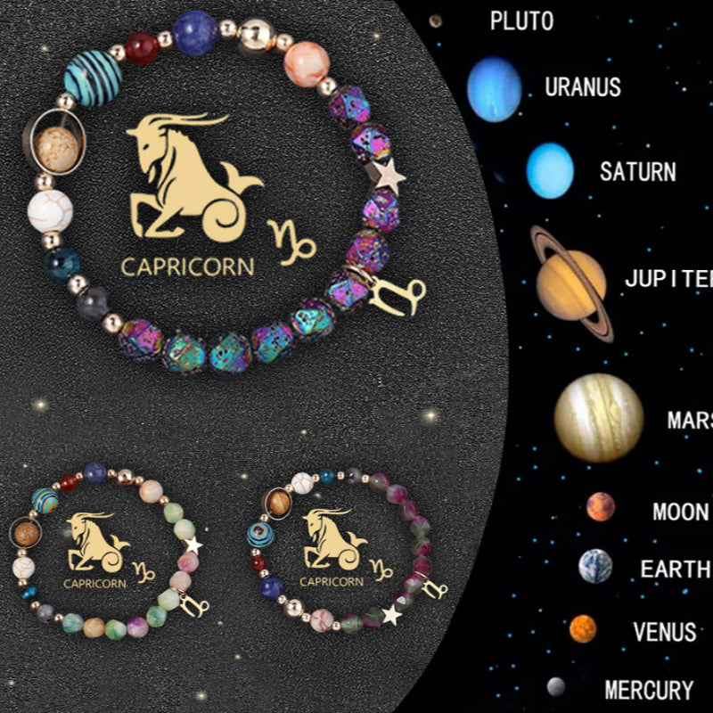 0riginal Crystal Stone Zodiac Sign Bracelet