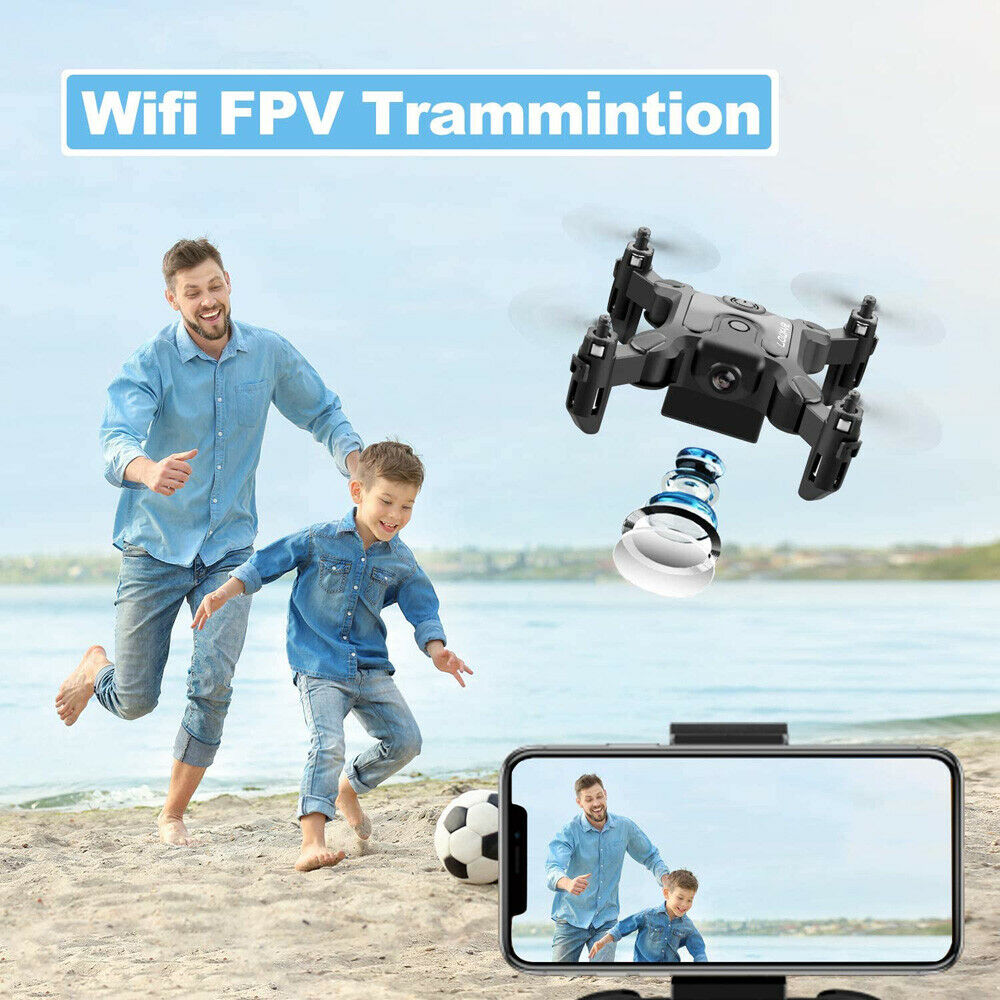 AU  V2 Mini Drone Selfie WIFI FPV With HD Camera Foldable Arm RC Quadcopter Toy.