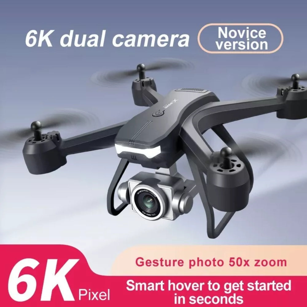 NEW V14 Professional Drone 6K HD Dual Camera Wifi FPV Portable RC Quadcopter 2 BATTERY, Drones Suitable For Adults & Beginners.Logistics Is Randomly Sent By UPS,USPS,Self-pickup.